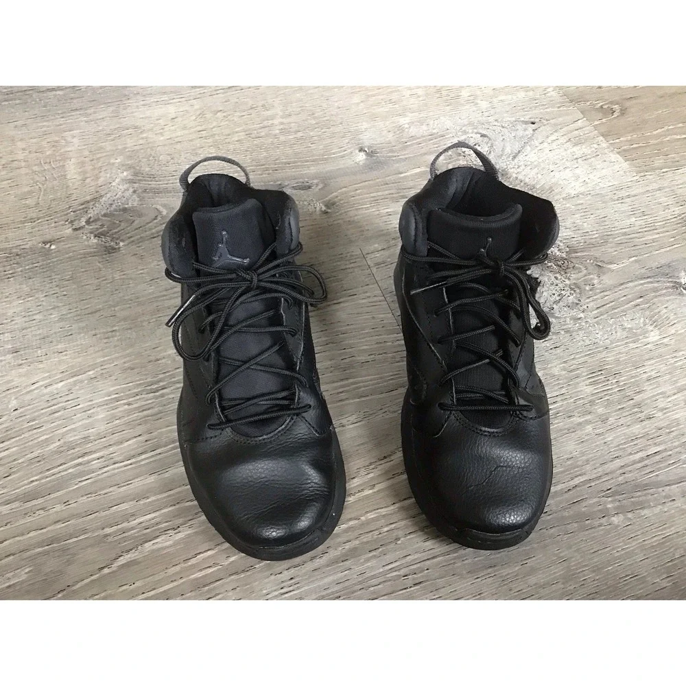 Nike Jordan Lift Off Triple Black Anthracite Kids Sneakers Size 13.5C AV1243-003
